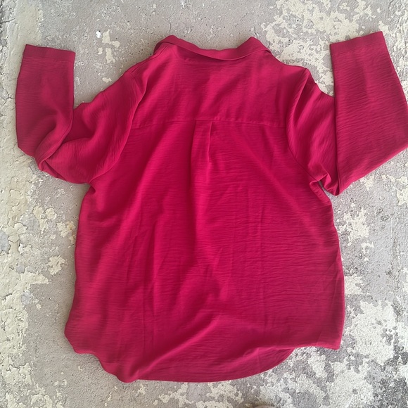 NWT CJ Banks size X 14W red blouse. - Picture 10 of 15